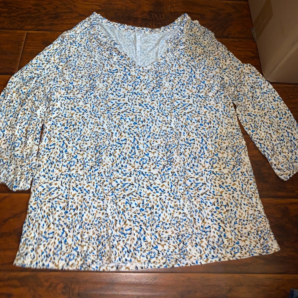 LOFT womens blouse, sz L